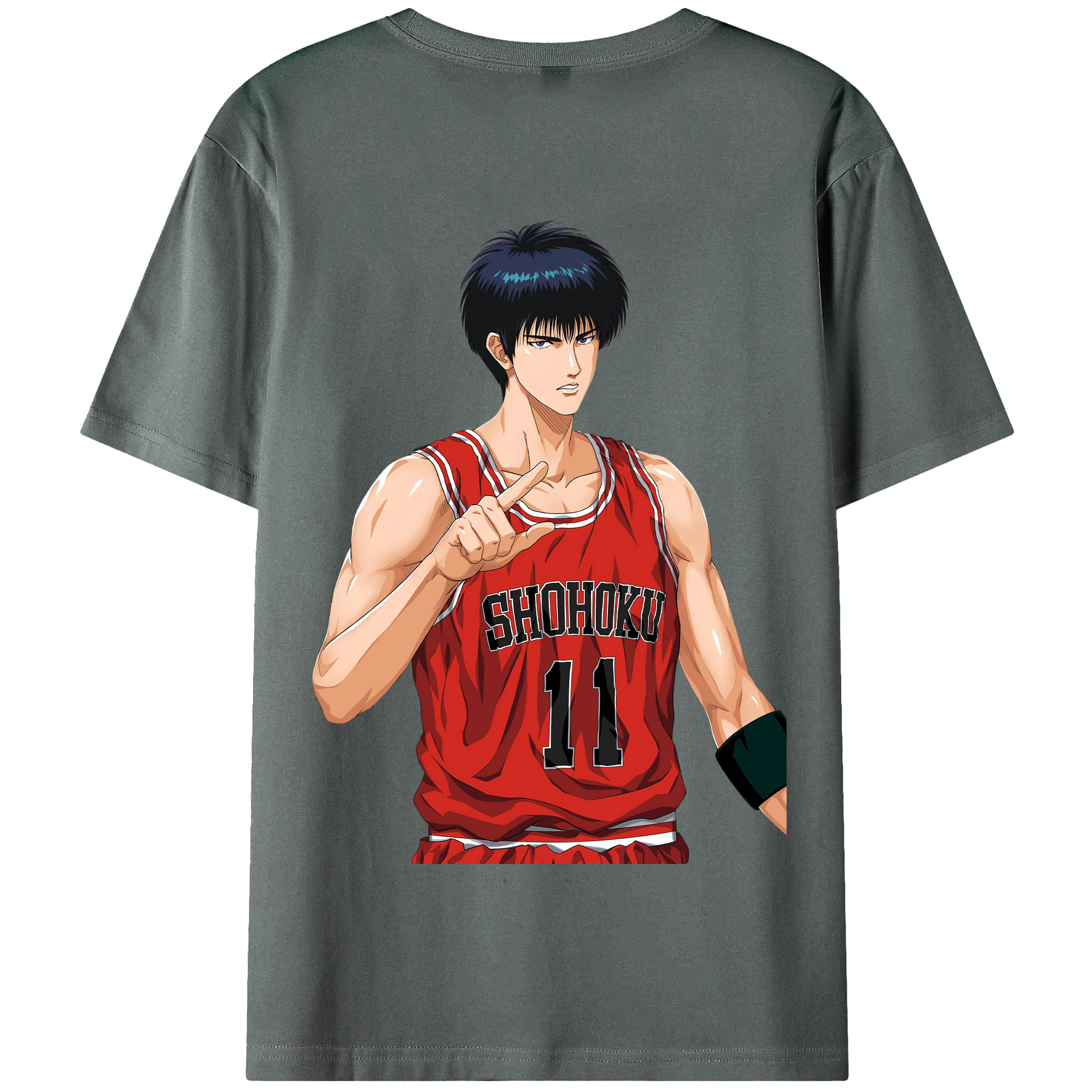 SLAM DUNK／スラムダンク 綿100％半袖Tシャツ（背面プリント）